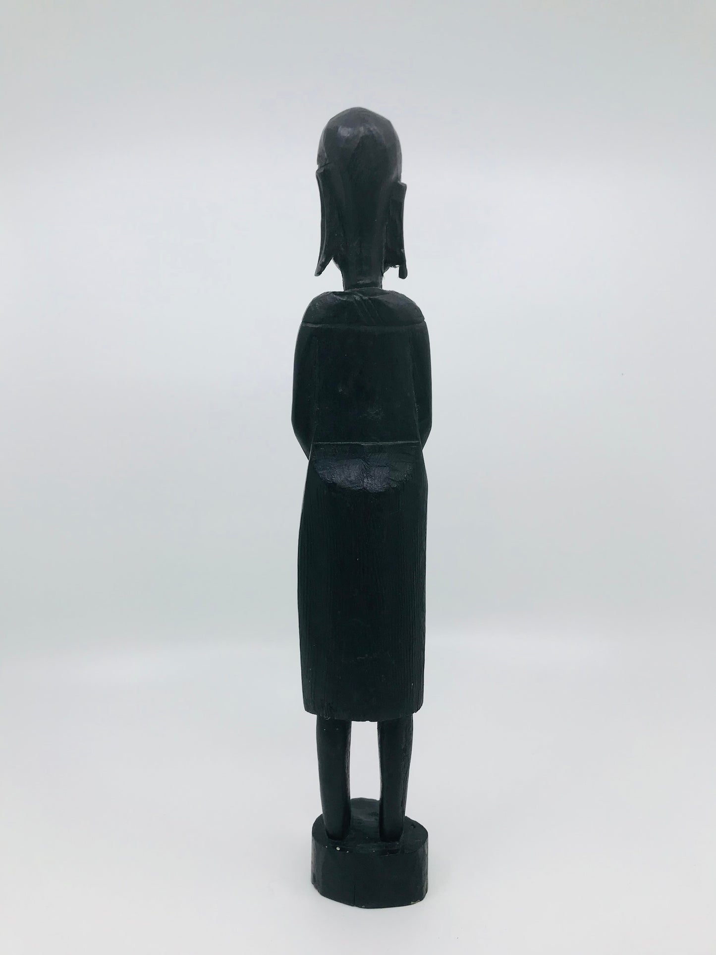Hand Carved African Tribal Primitive Woman Tall Wooden Figurine/ Statue