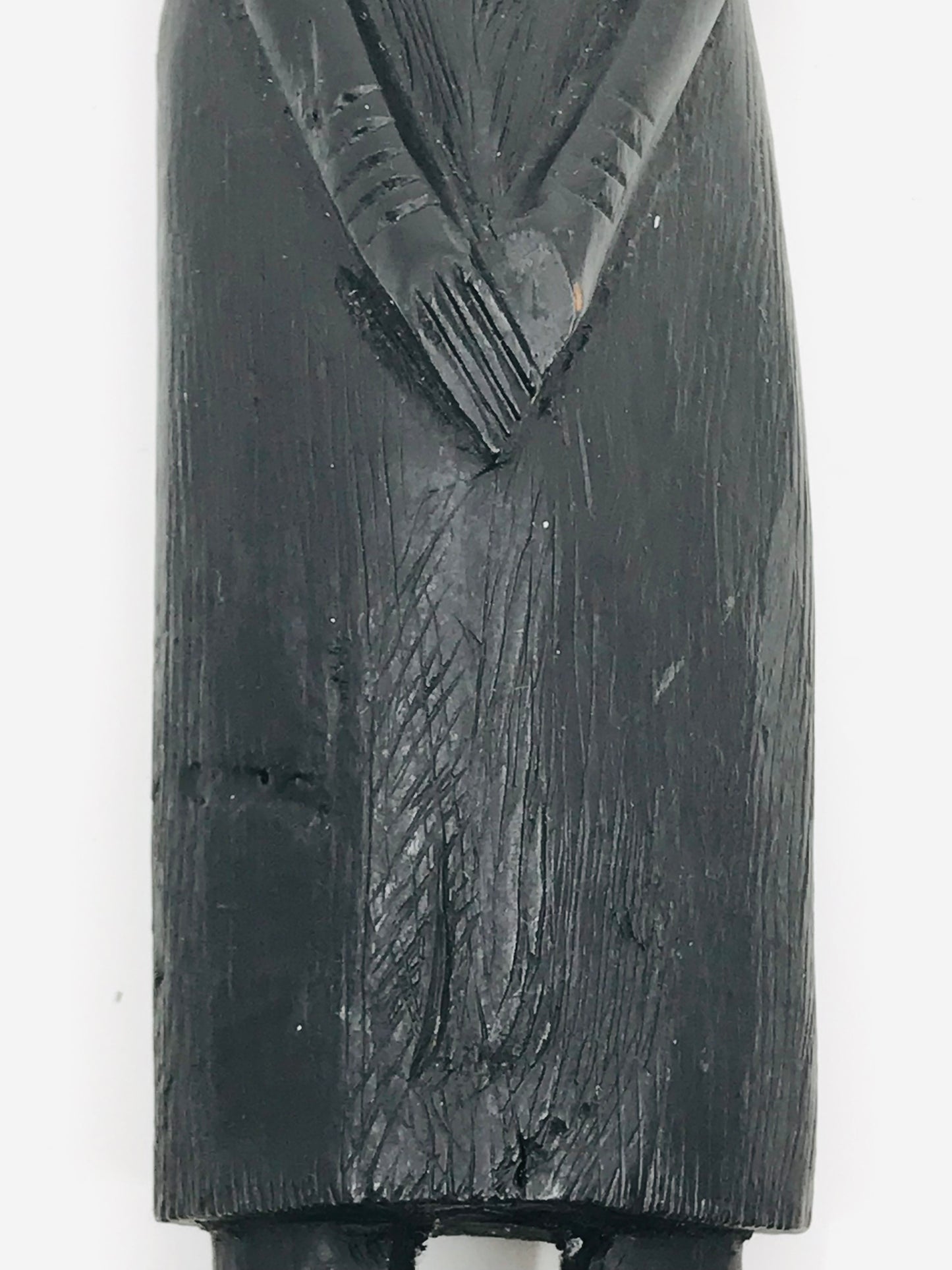 Hand Carved African Tribal Primitive Woman Tall Wooden Figurine/ Statue