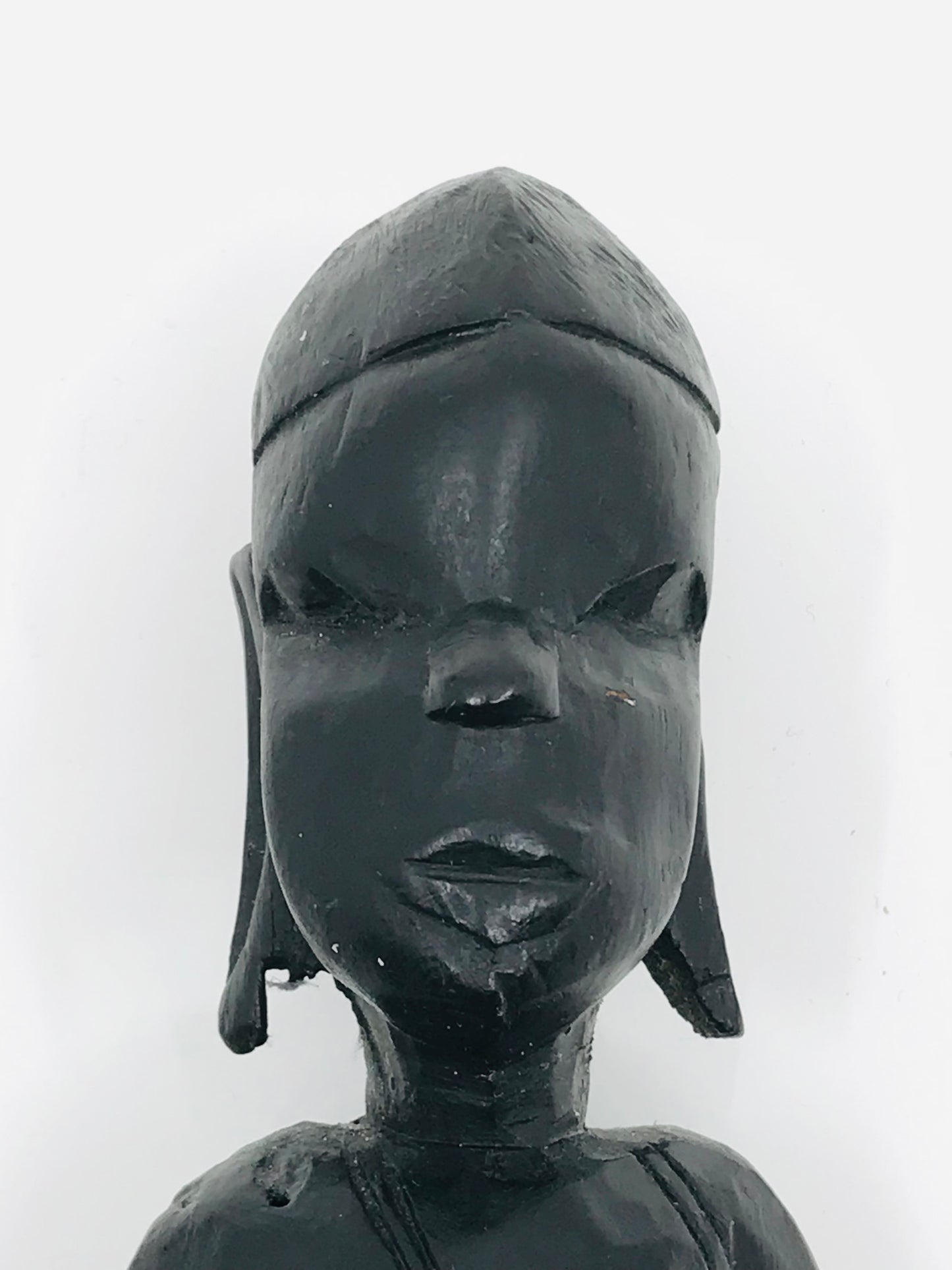 Hand Carved African Tribal Primitive Woman Tall Wooden Figurine/ Statue