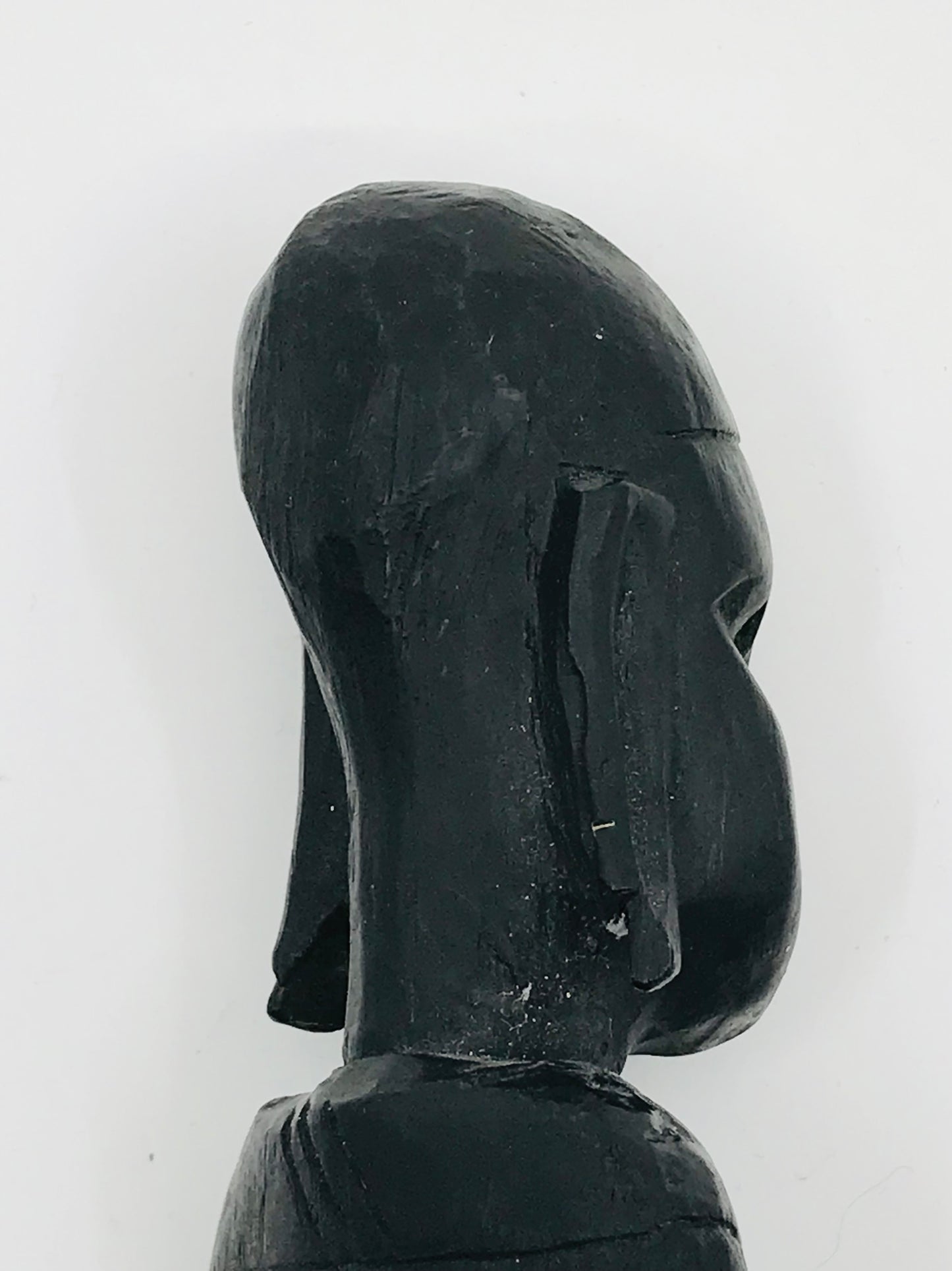 Hand Carved African Tribal Primitive Woman Tall Wooden Figurine/ Statue