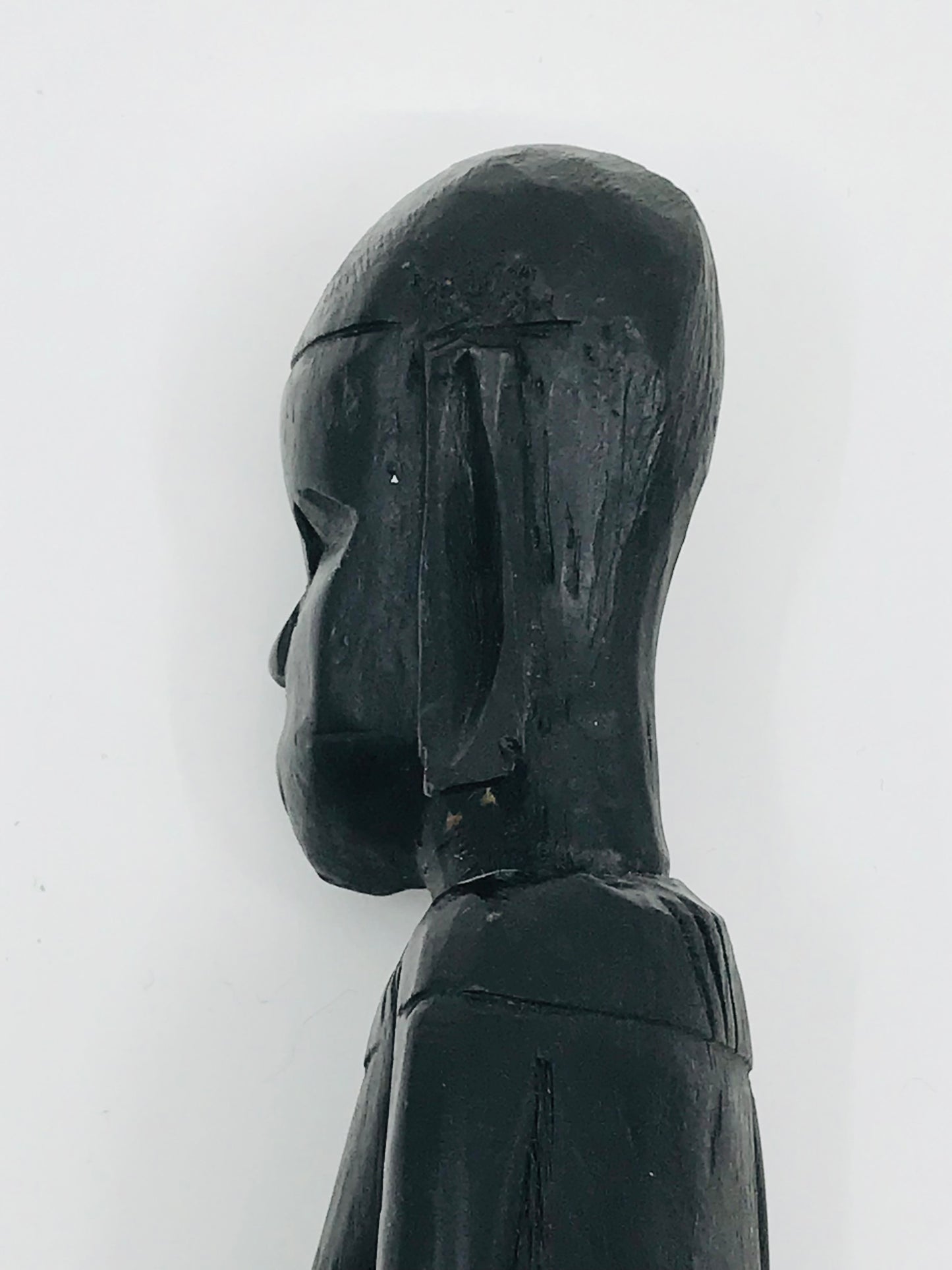 Hand Carved African Tribal Primitive Woman Tall Wooden Figurine/ Statue