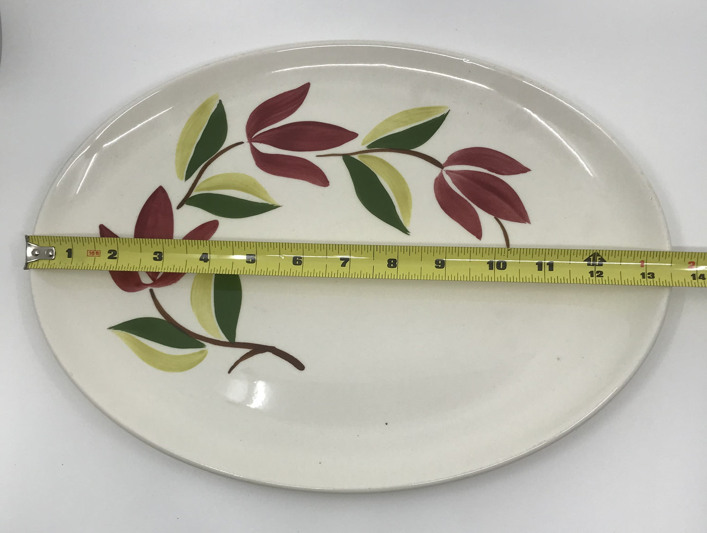 Vintage MCM Stetson Elizabethan Spray Oval Serving Platter