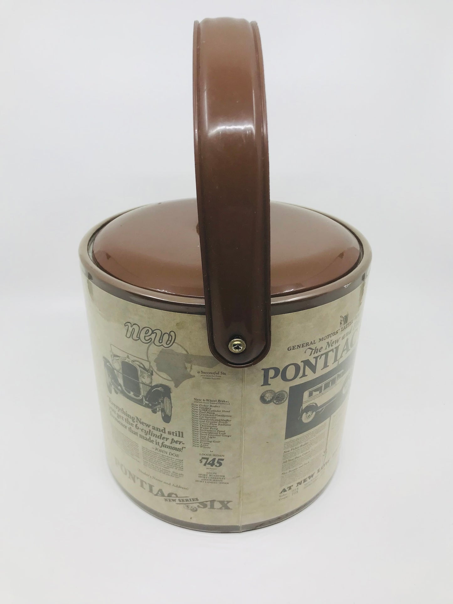 GM - General Motors Pontiac Six 1926 Promotional Ice Bucket (Circa 1970)