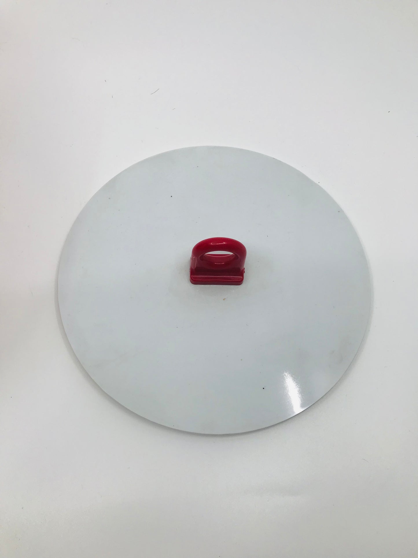 Red Acrylic Ice Bucket with White handle and Lid