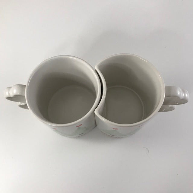 Ernesco Our First Christmas Together Molded Mug Set - NIB-OS