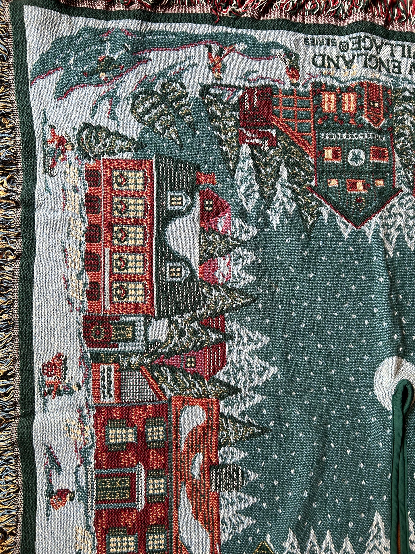 DEPT 56 New England Tapestry Square Christmas Tree Skirt