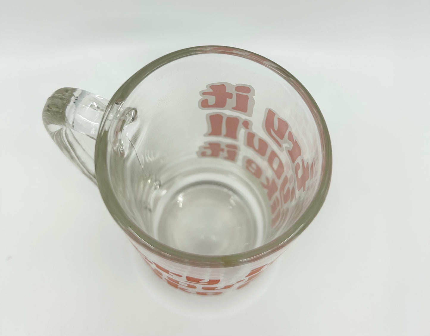 Libbey Beer Glass Mug Try It You'll Like It