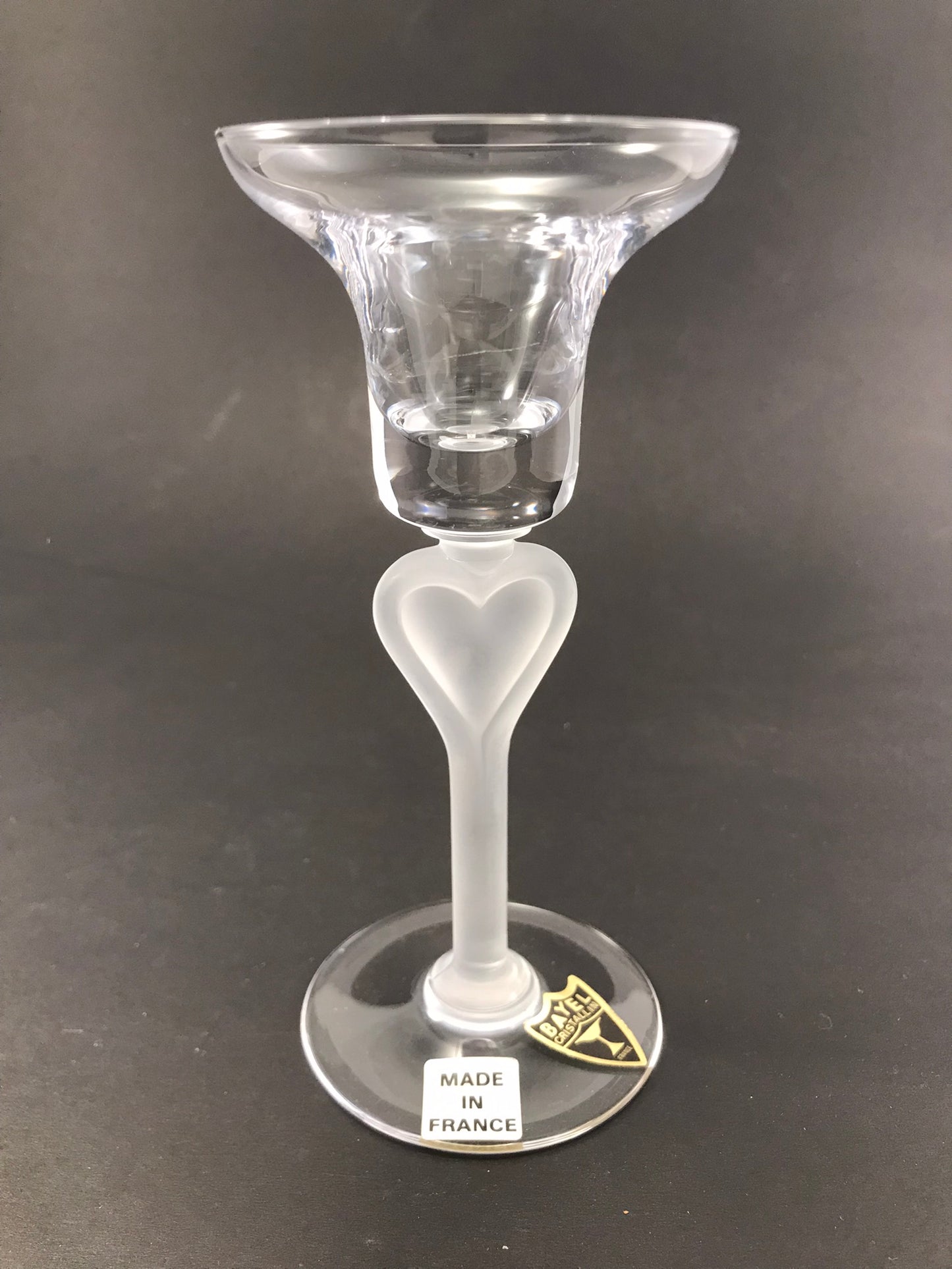 Bayel Glass Heart Candle Holders