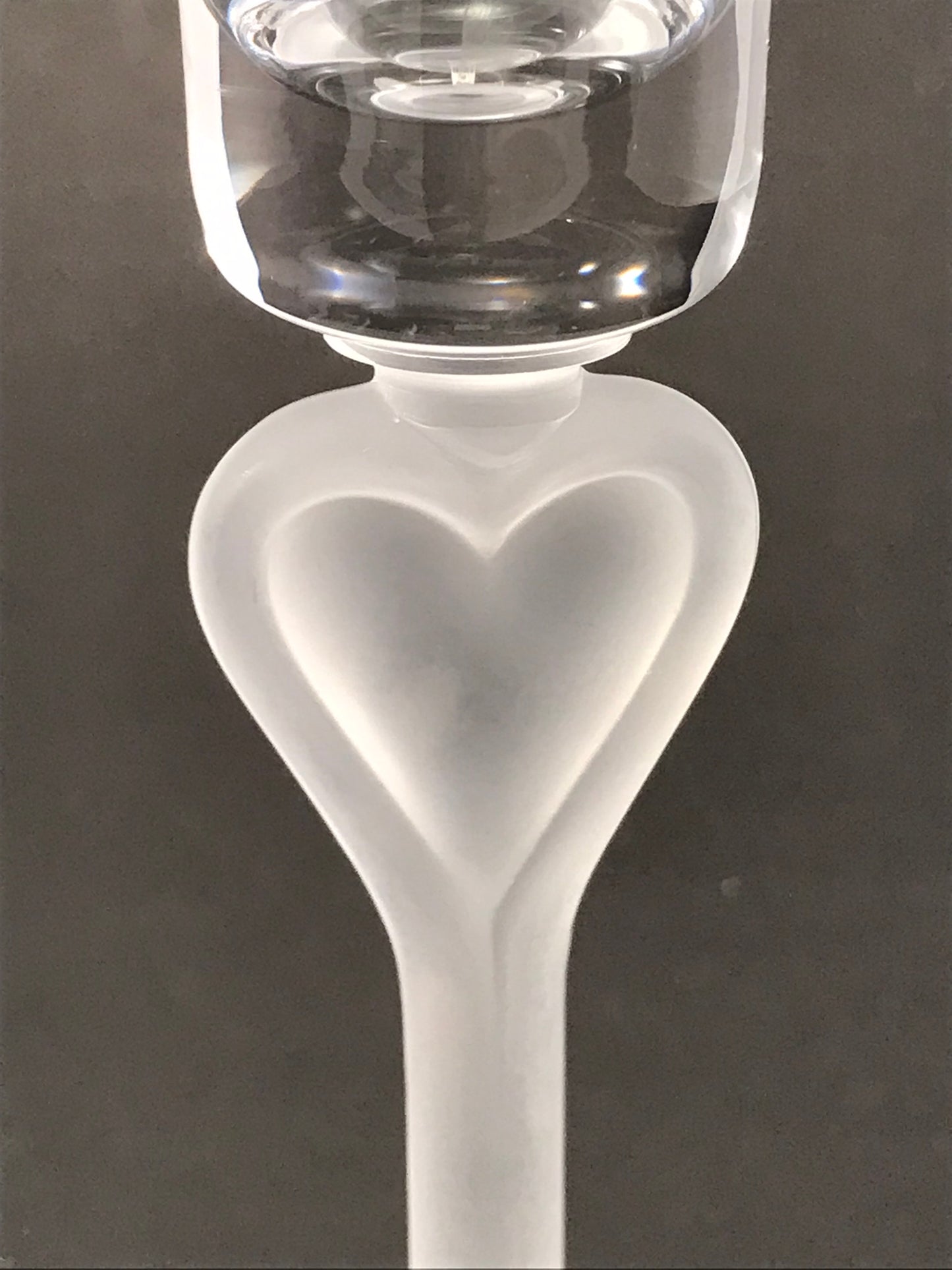 Bayel Glass Heart Candle Holders