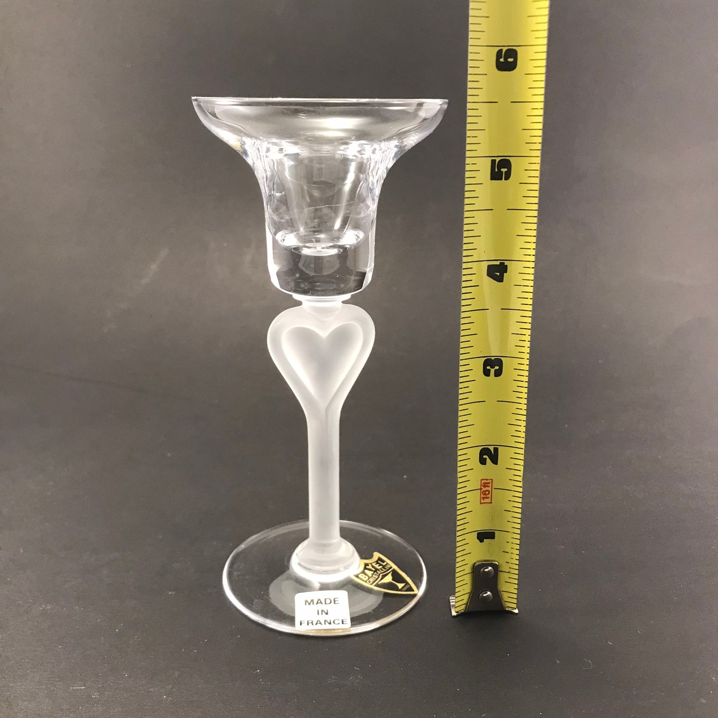 Bayel Glass Heart Candle Holders