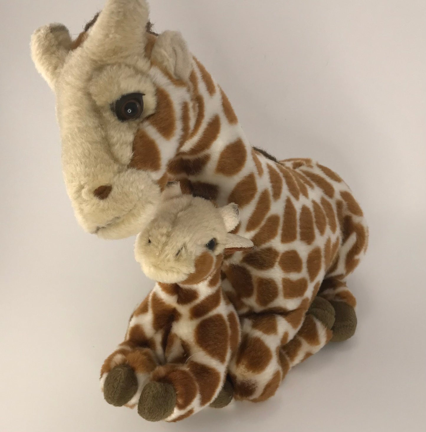 K&M International Giraffe Momma and Baby Plush
