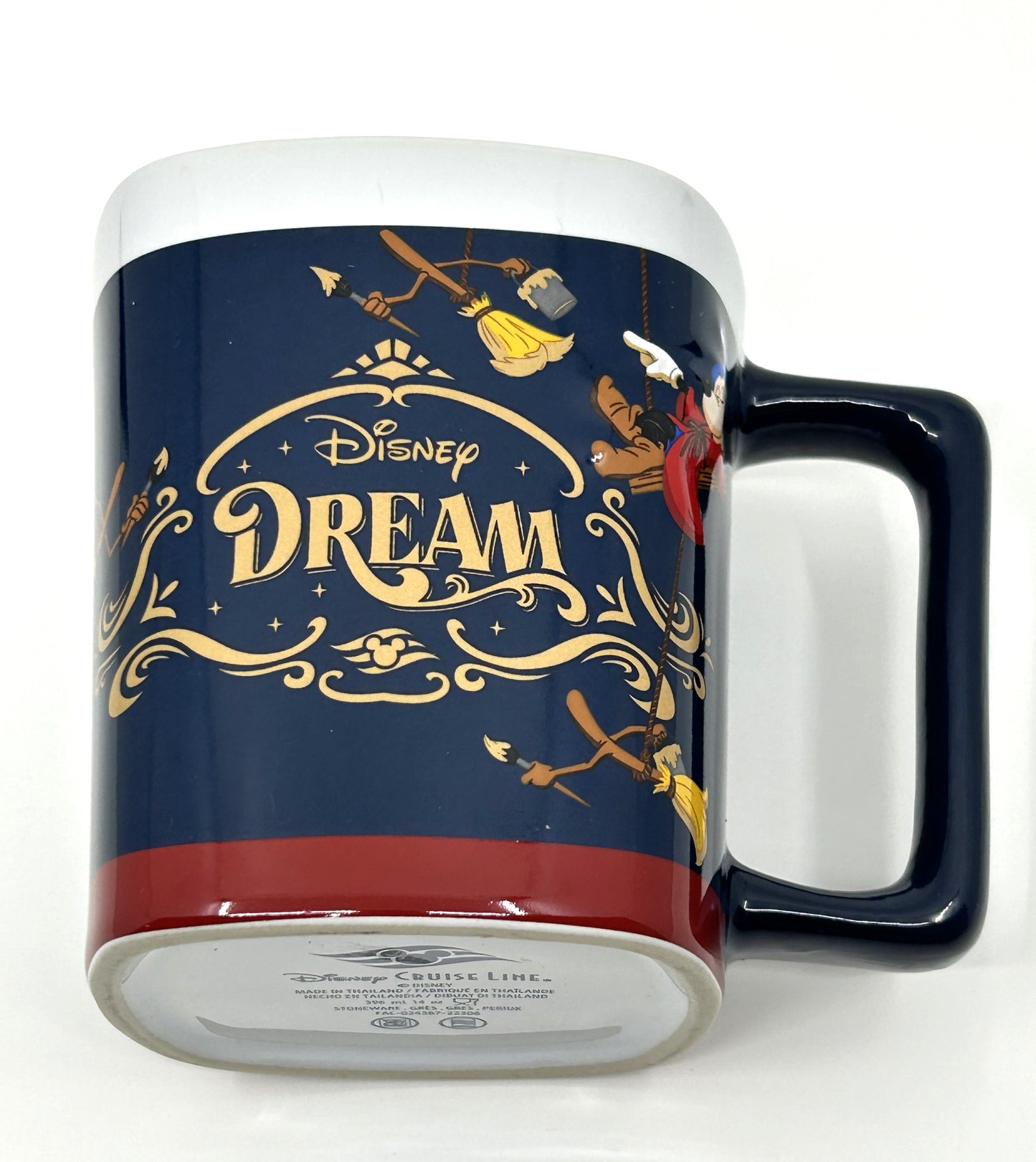 Disney Cruise Line Dream Stoneware Coffee/Tea Square Mug 2019