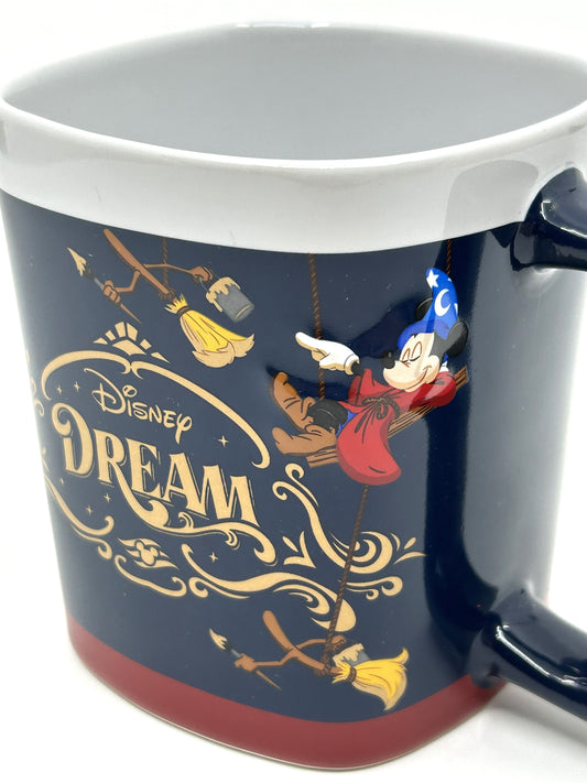 Disney Cruise Line Dream Stoneware Coffee/Tea Square Mug 2019