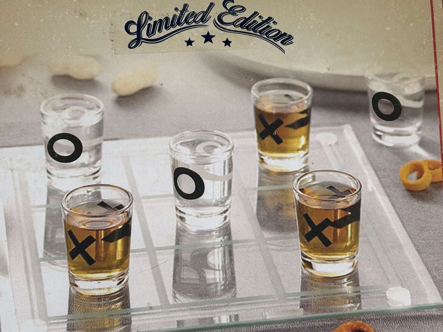 Tic Tac Toe Shot Glass Board Game - Limited Edition