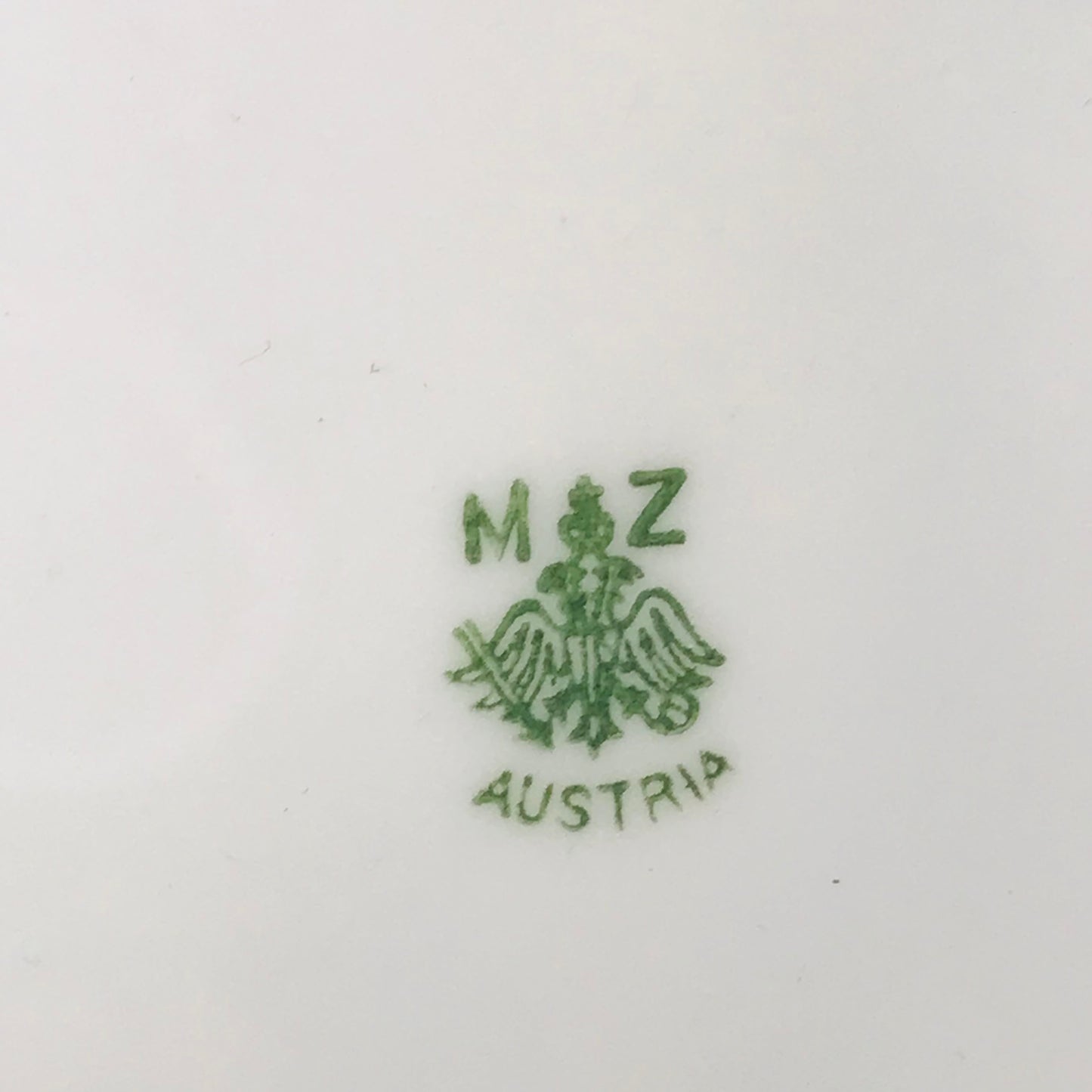 M Z Moritz Dekauer Austria Rooster and Turkey Face Off Plate