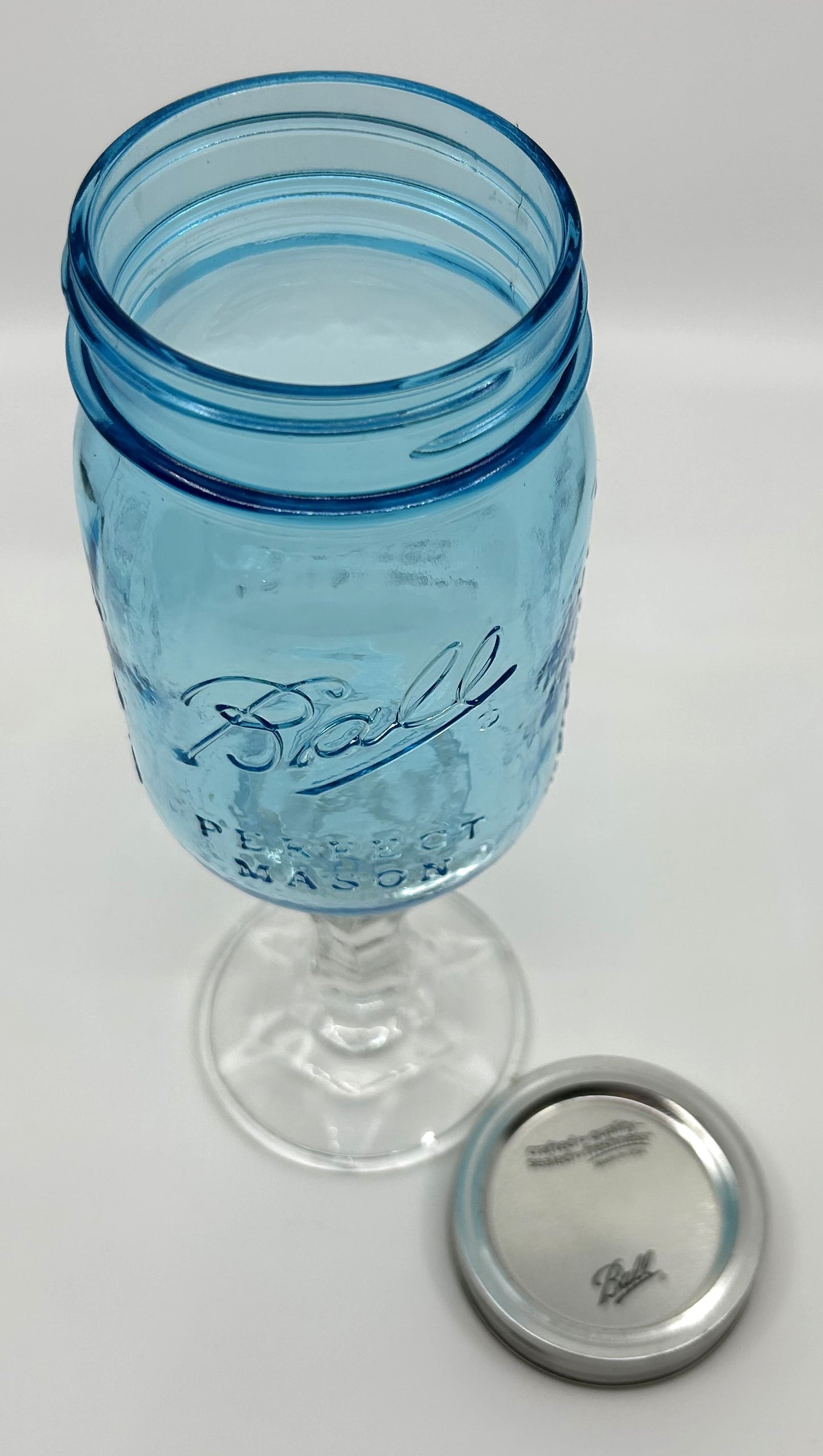 Ball Blue Mason Jar Stemmed Glassware - Set of 3