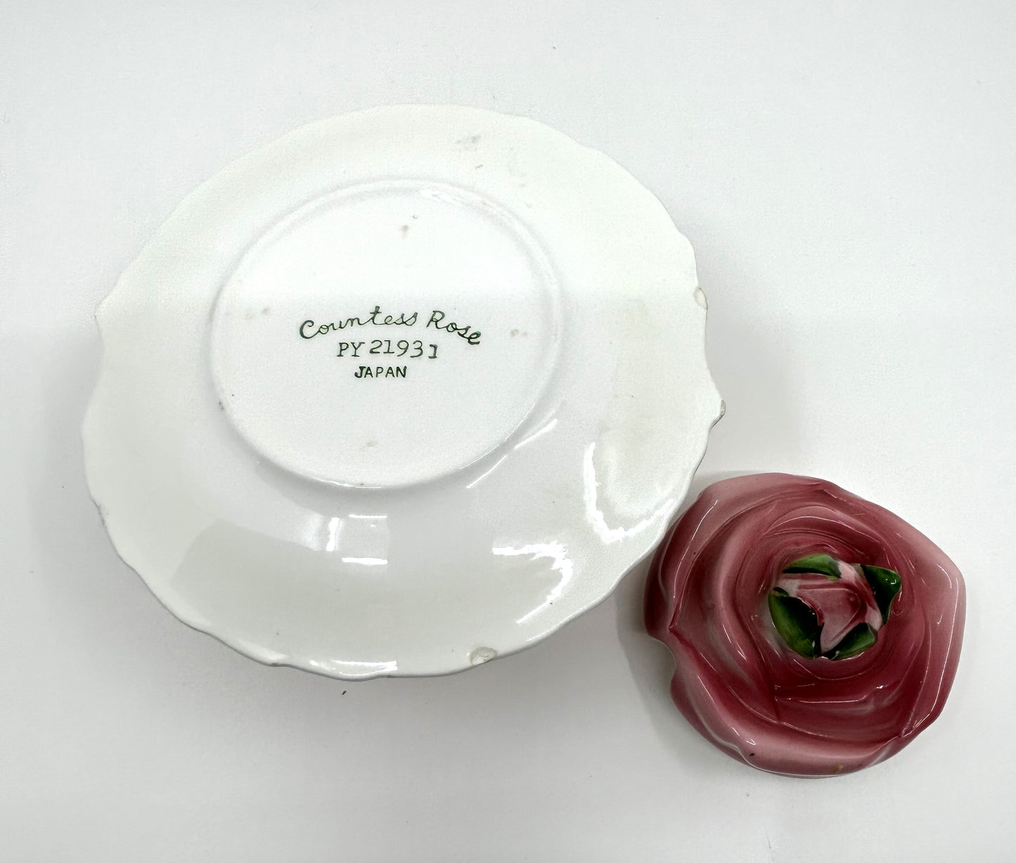 Countess Rose Pink Rose Sugar Jar - PY21931