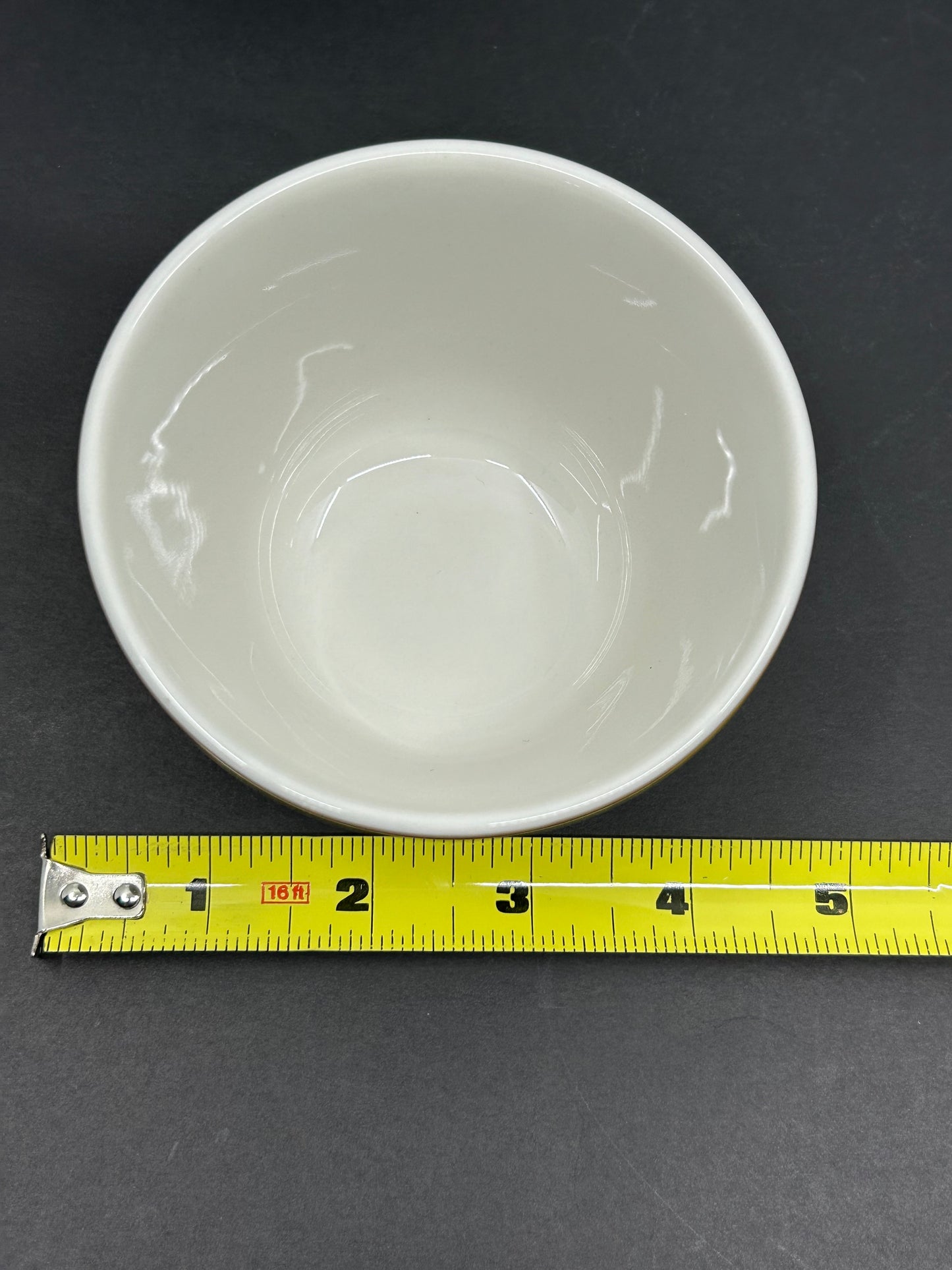 Syracuse of Canada 70 Restaurant Ware Mini White Bowls with Gold Trim