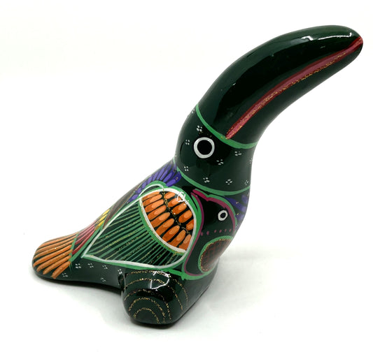 Talavera Hand Painted Mexican Folk Art Ceramic Toucan Bird
