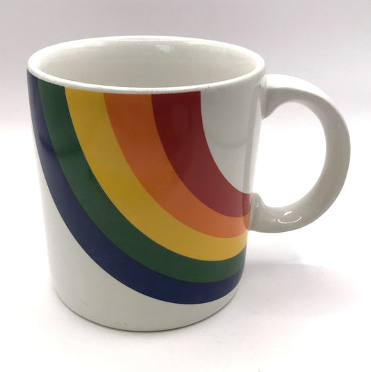 Vintage 80's Rainbow Mug