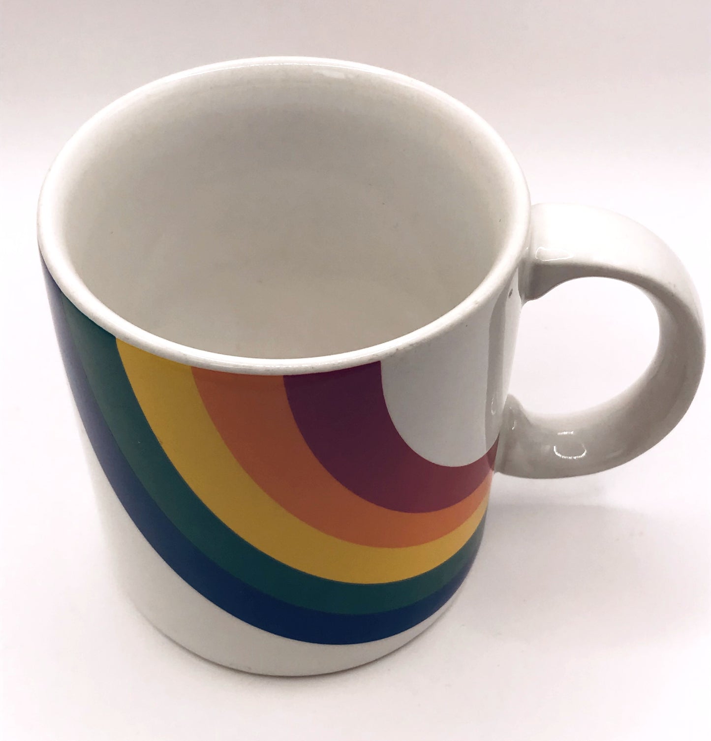 Vintage 80's Rainbow Mug