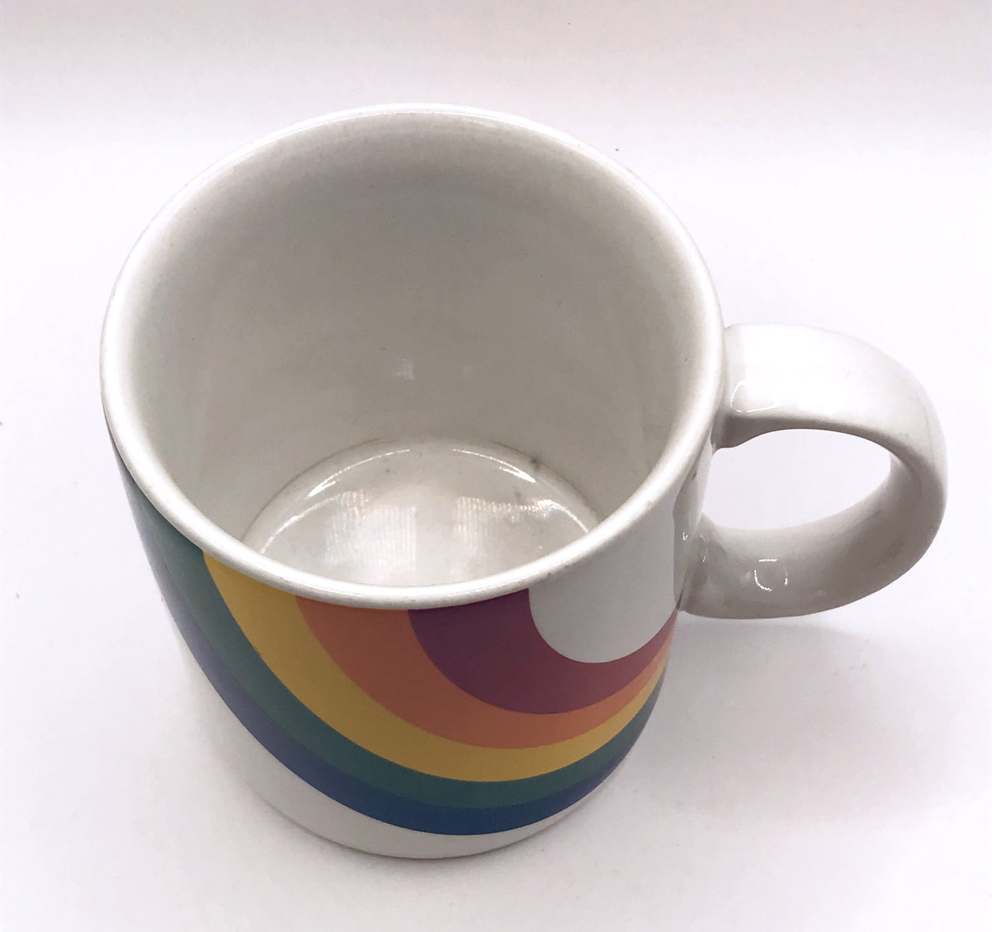 Vintage 80's Rainbow Mug
