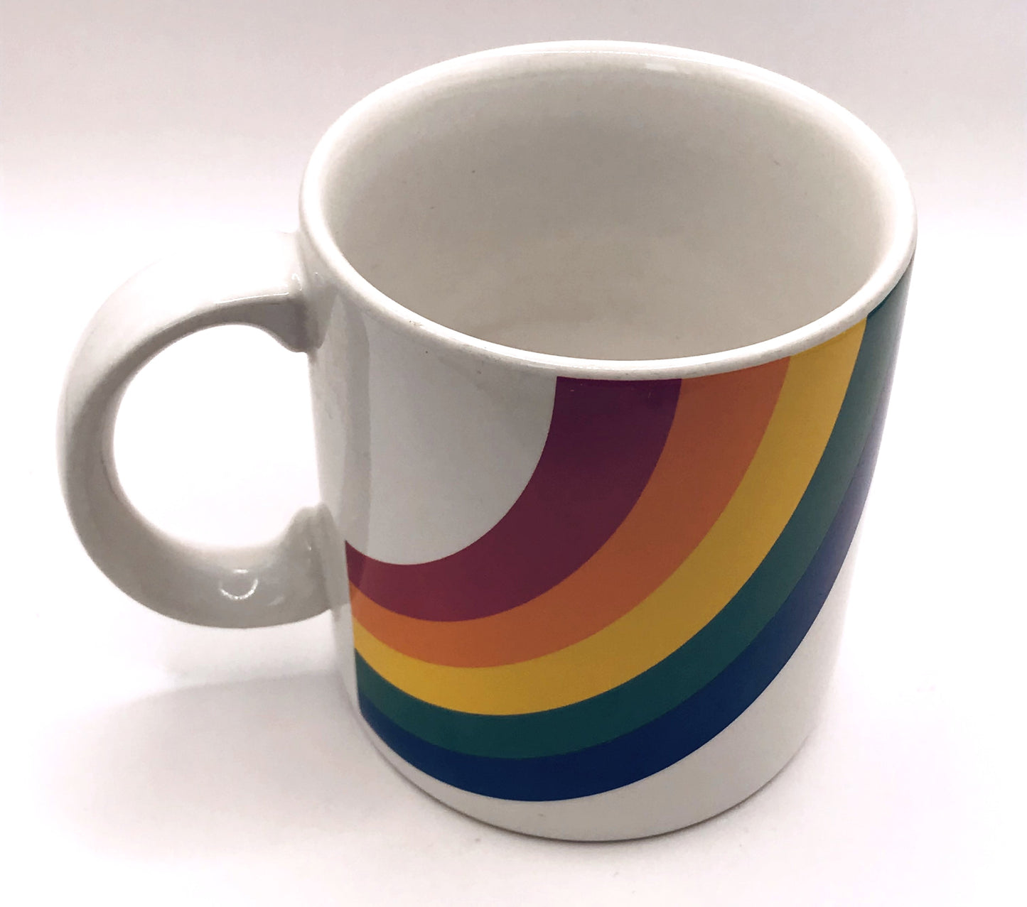 Vintage 80's Rainbow Mug