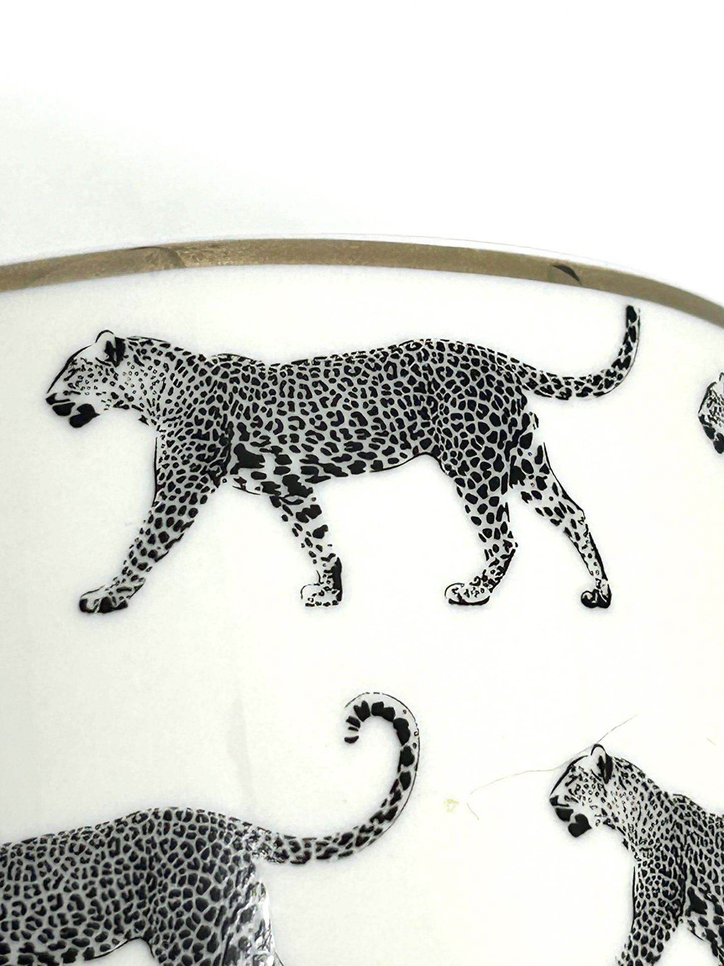 Casa Moderna Cheetah Print Gold Trimmed Coffee/Tea Mug