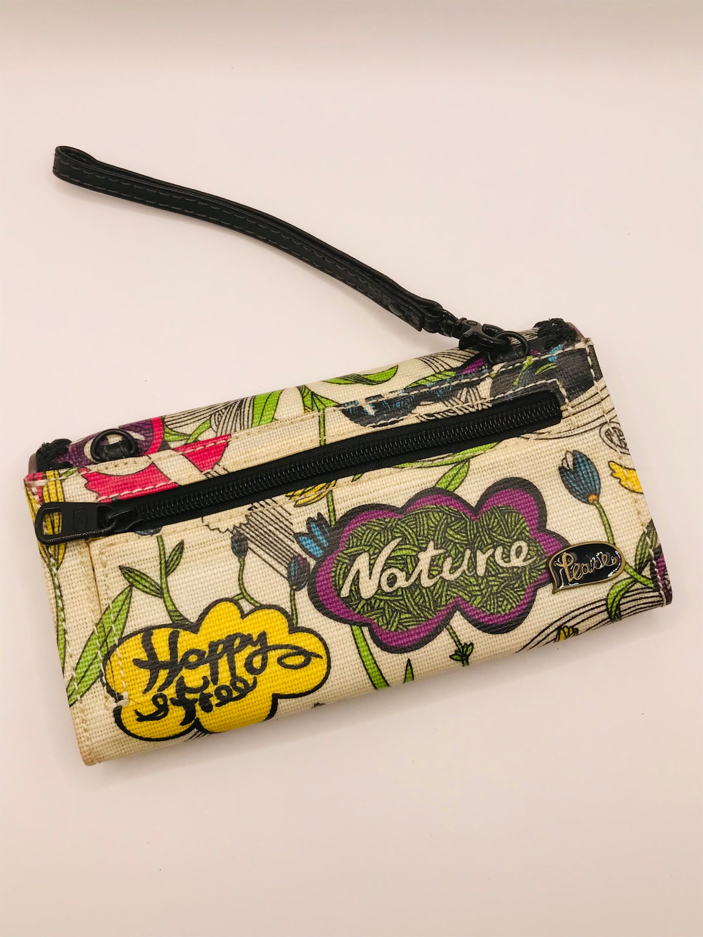 Sakroots Peace Birds Wristlet Wallet w/Peace Tag