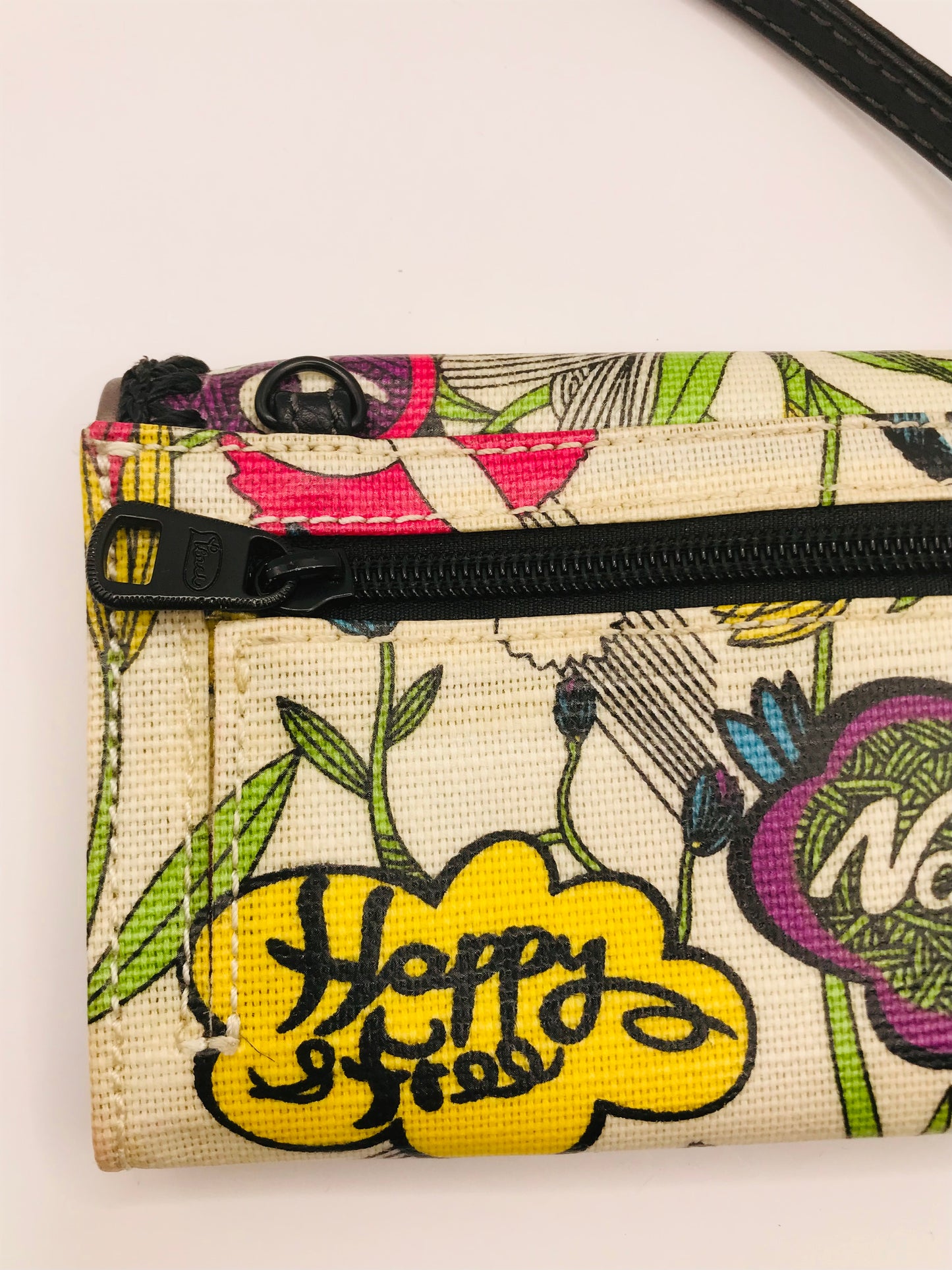 Sakroots Peace Birds Wristlet Wallet w/Peace Tag