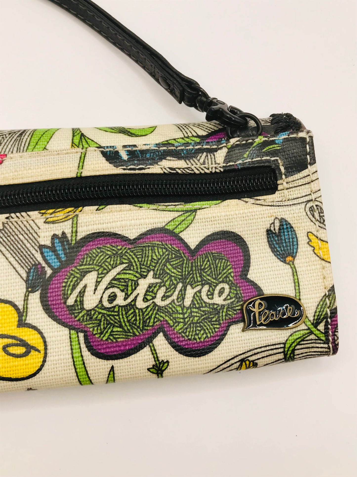 Sakroots Peace Birds Wristlet Wallet w/Peace Tag
