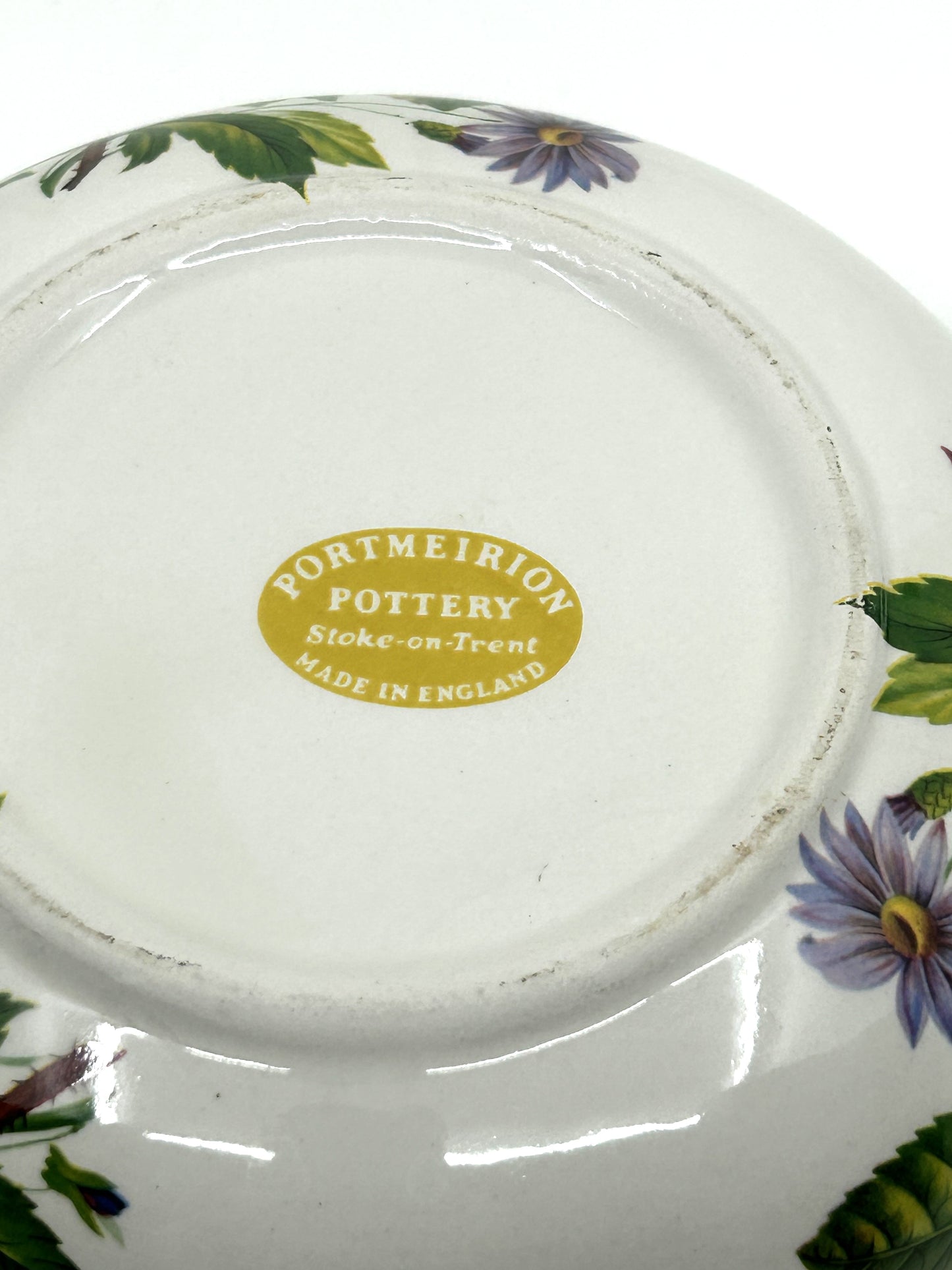 Port Meirion Stoke on Trent Floral Single Handled Chamber Pot / Planter