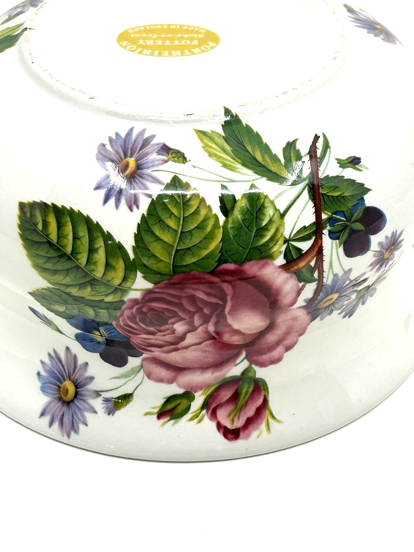Port Meirion Stoke on Trent Floral Single Handled Chamber Pot / Planter