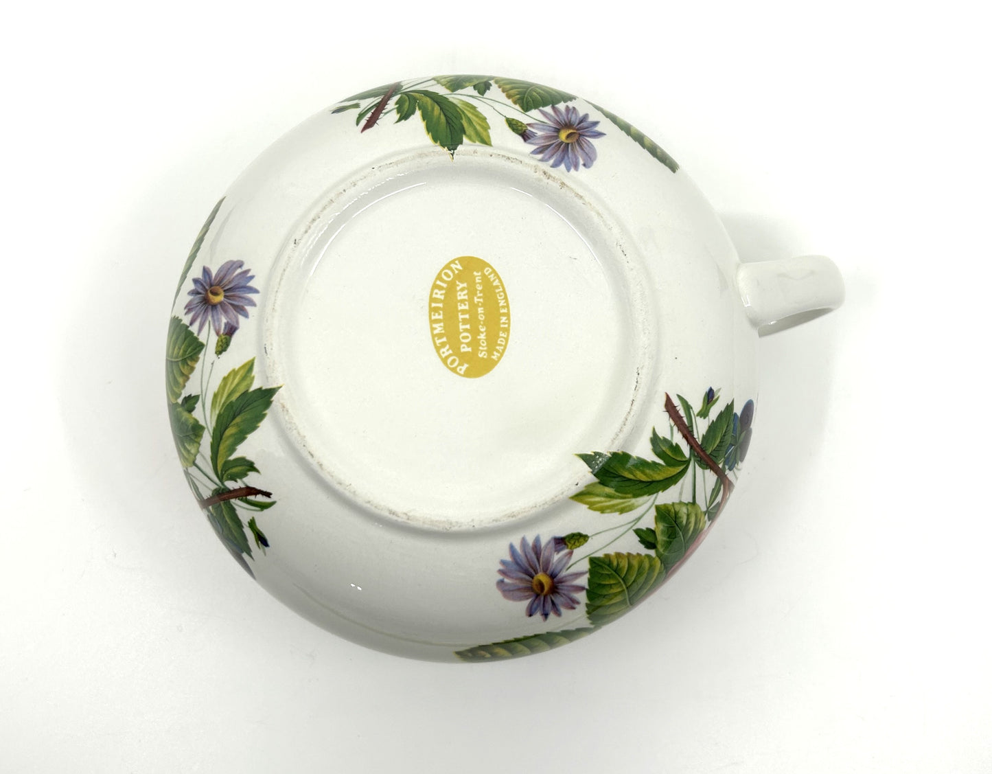 Port Meirion Stoke on Trent Floral Single Handled Chamber Pot / Planter