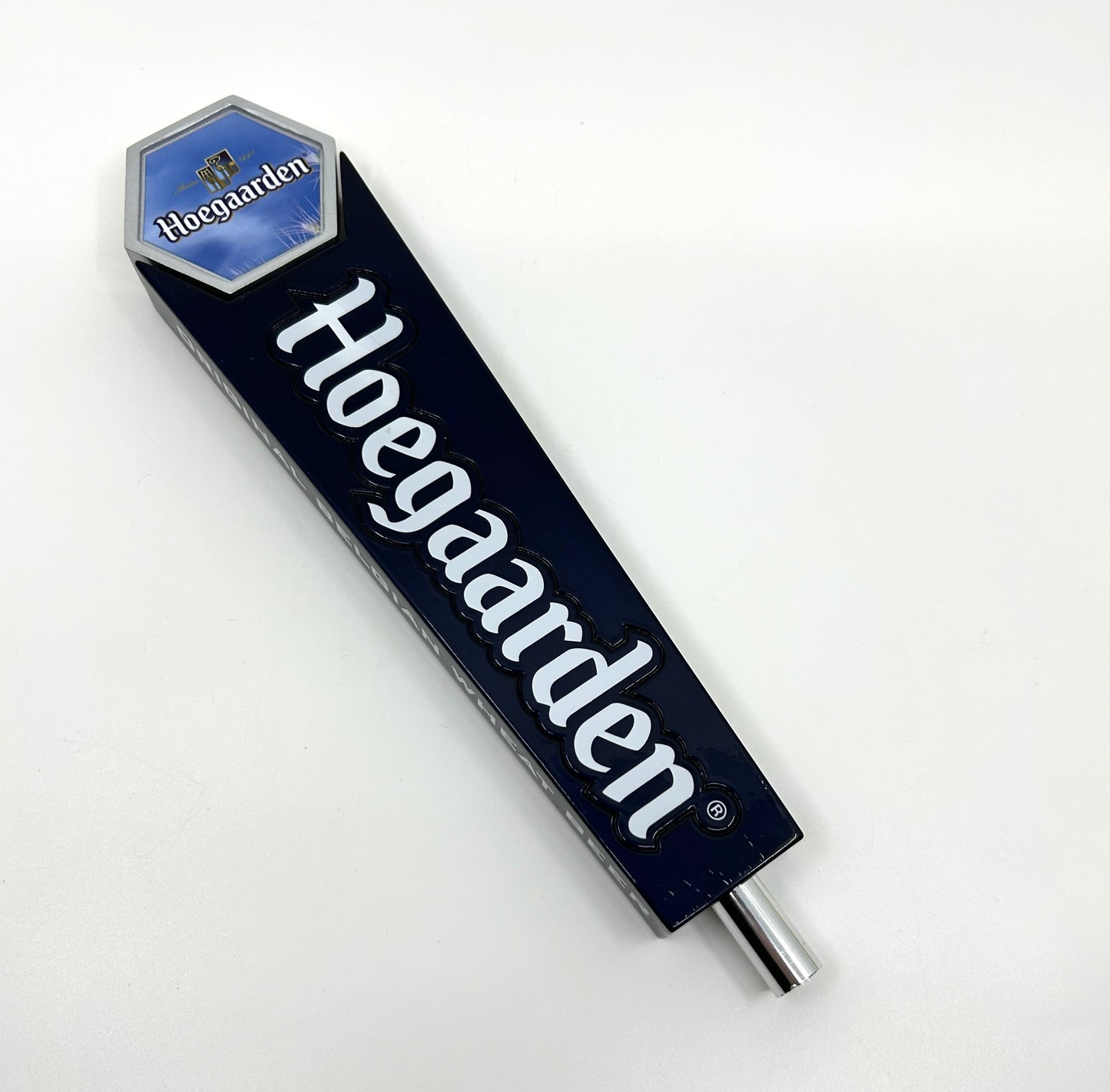 Hoegaarden Original Belgian Wheat Beer Tap Handle Wooden Double Sided