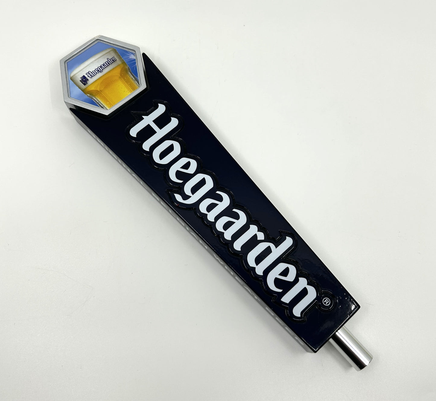 Hoegaarden Original Belgian Wheat Beer Tap Handle Wooden Double Sided