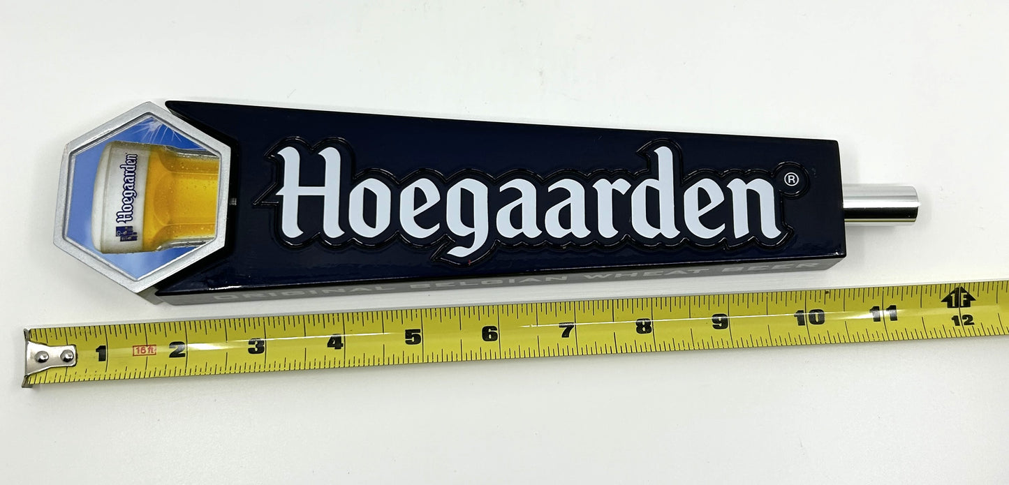 Hoegaarden Original Belgian Wheat Beer Tap Handle Wooden Double Sided
