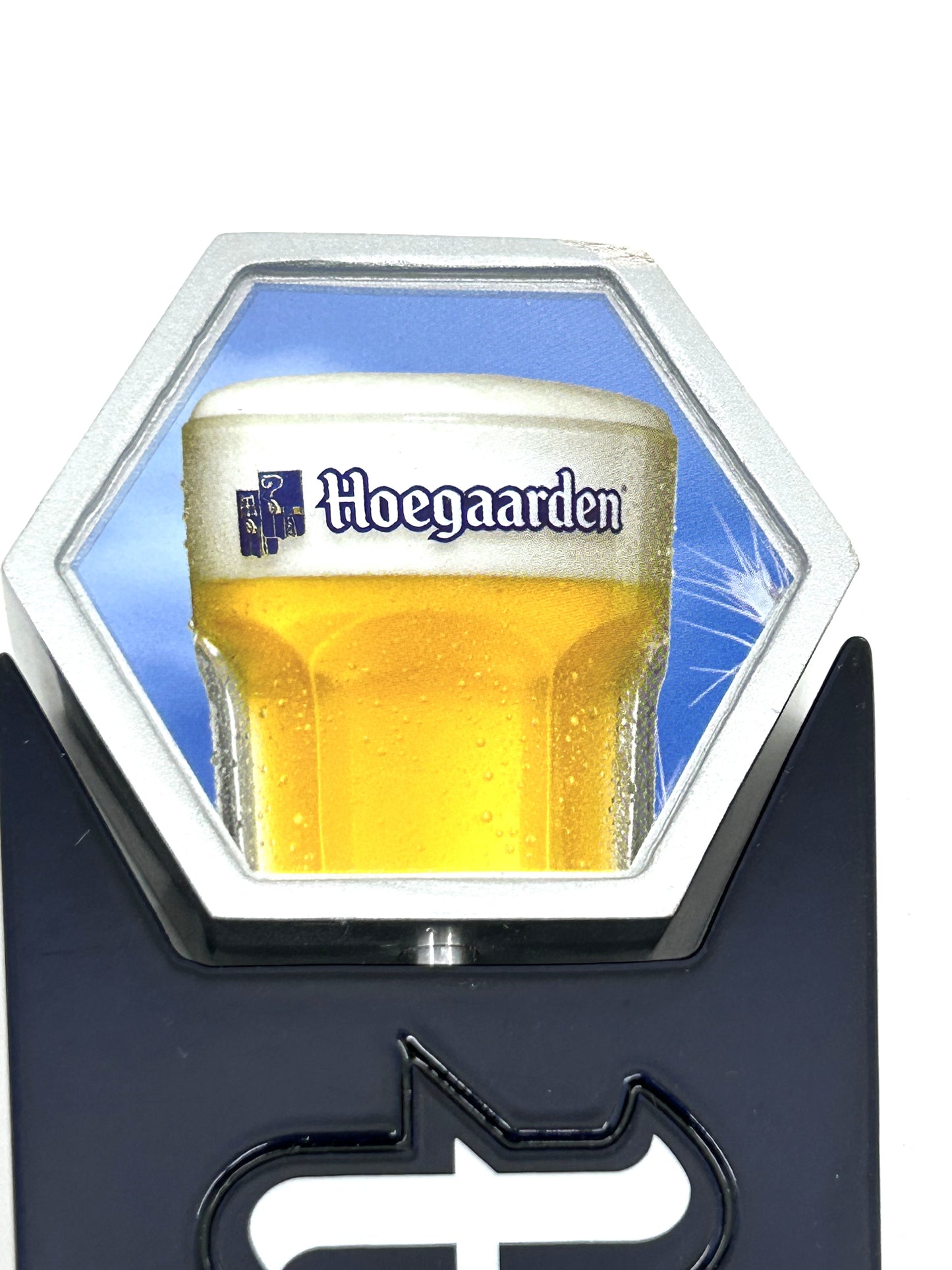 Hoegaarden Original Belgian Wheat Beer Tap Handle Wooden Double Sided