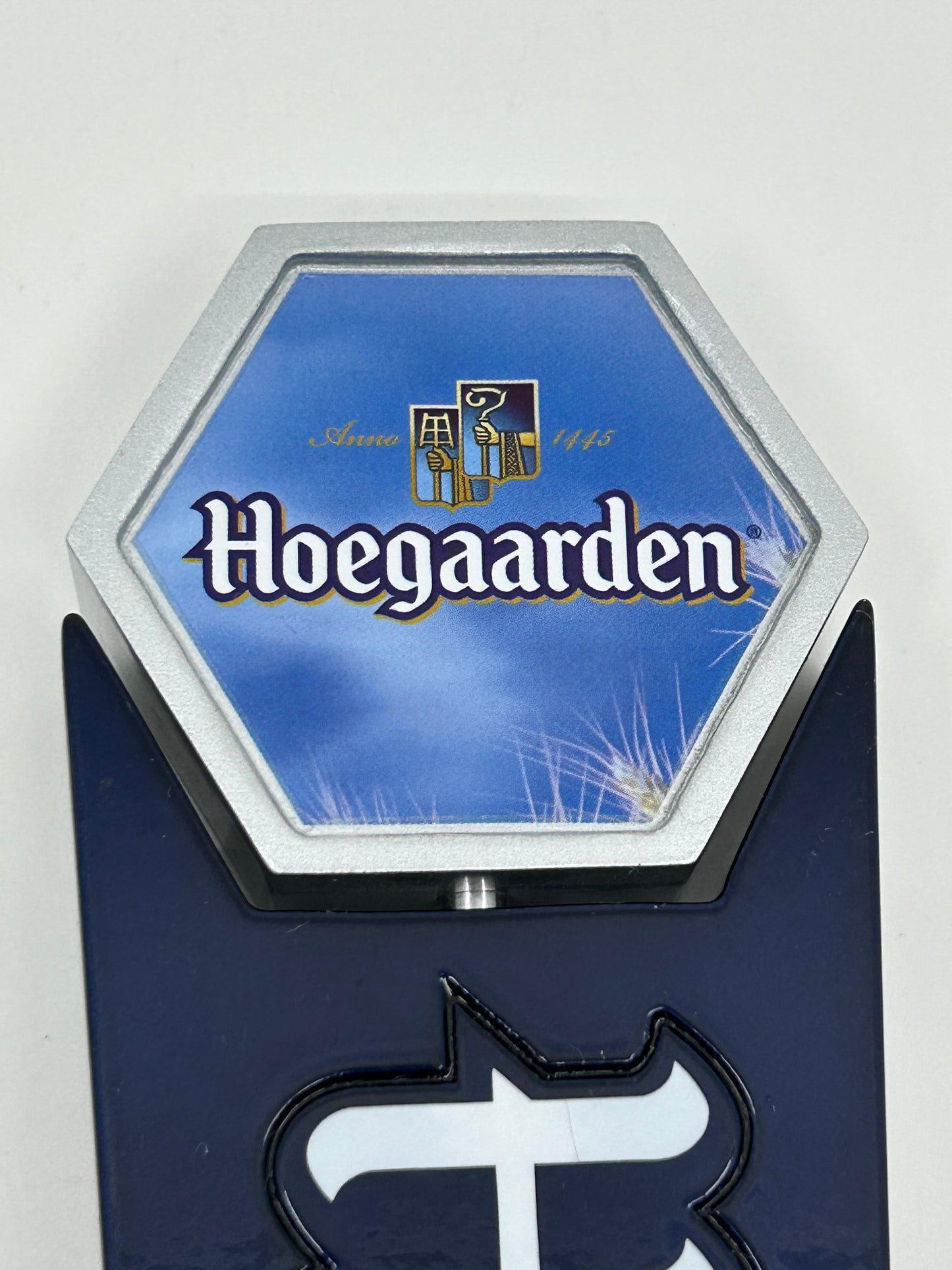 Hoegaarden Original Belgian Wheat Beer Tap Handle Wooden Double Sided