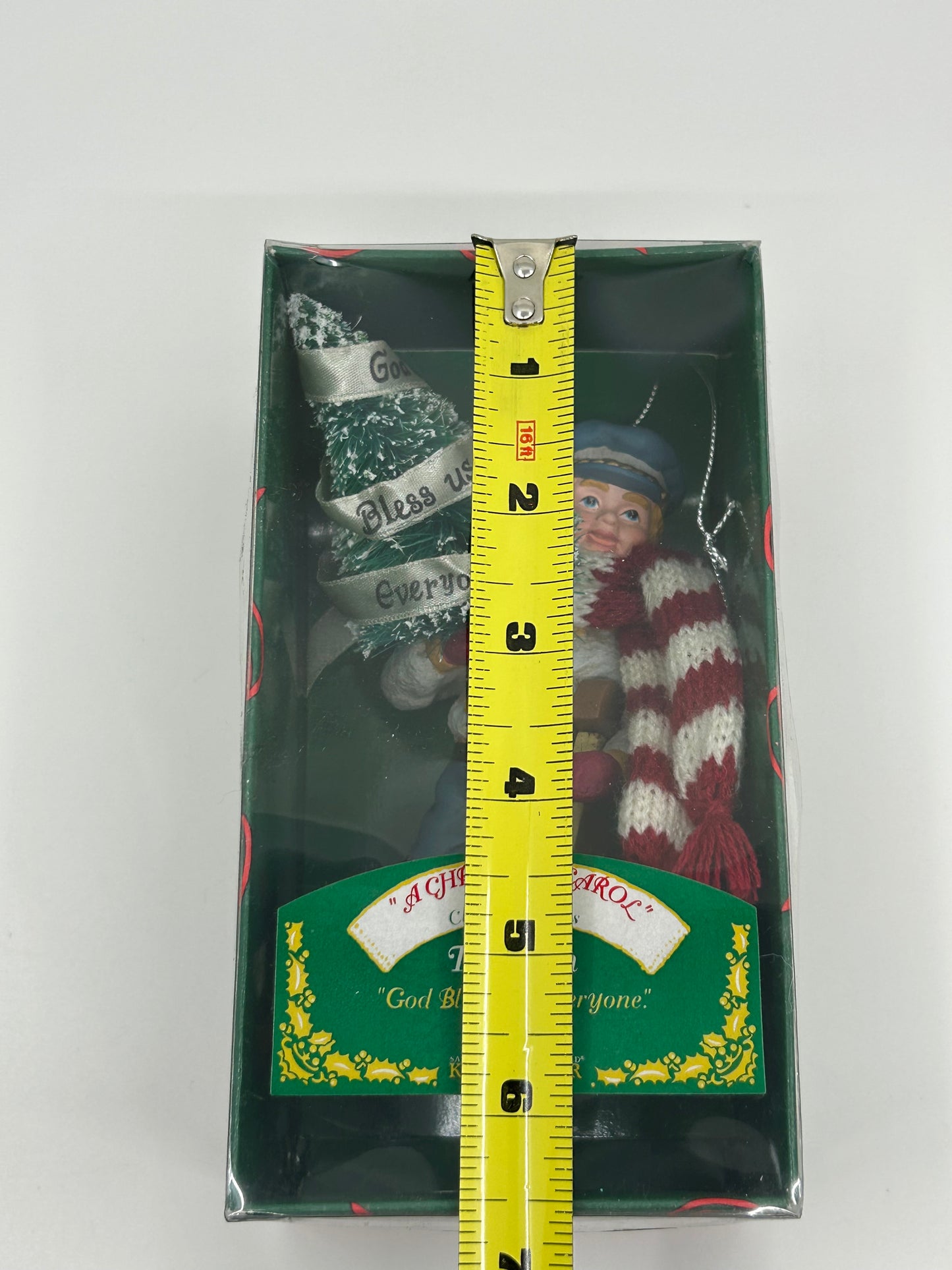 Kurt Adler "Tiny Tim God Bless Us, Everyone" Charles Dickens Ornament - NIB