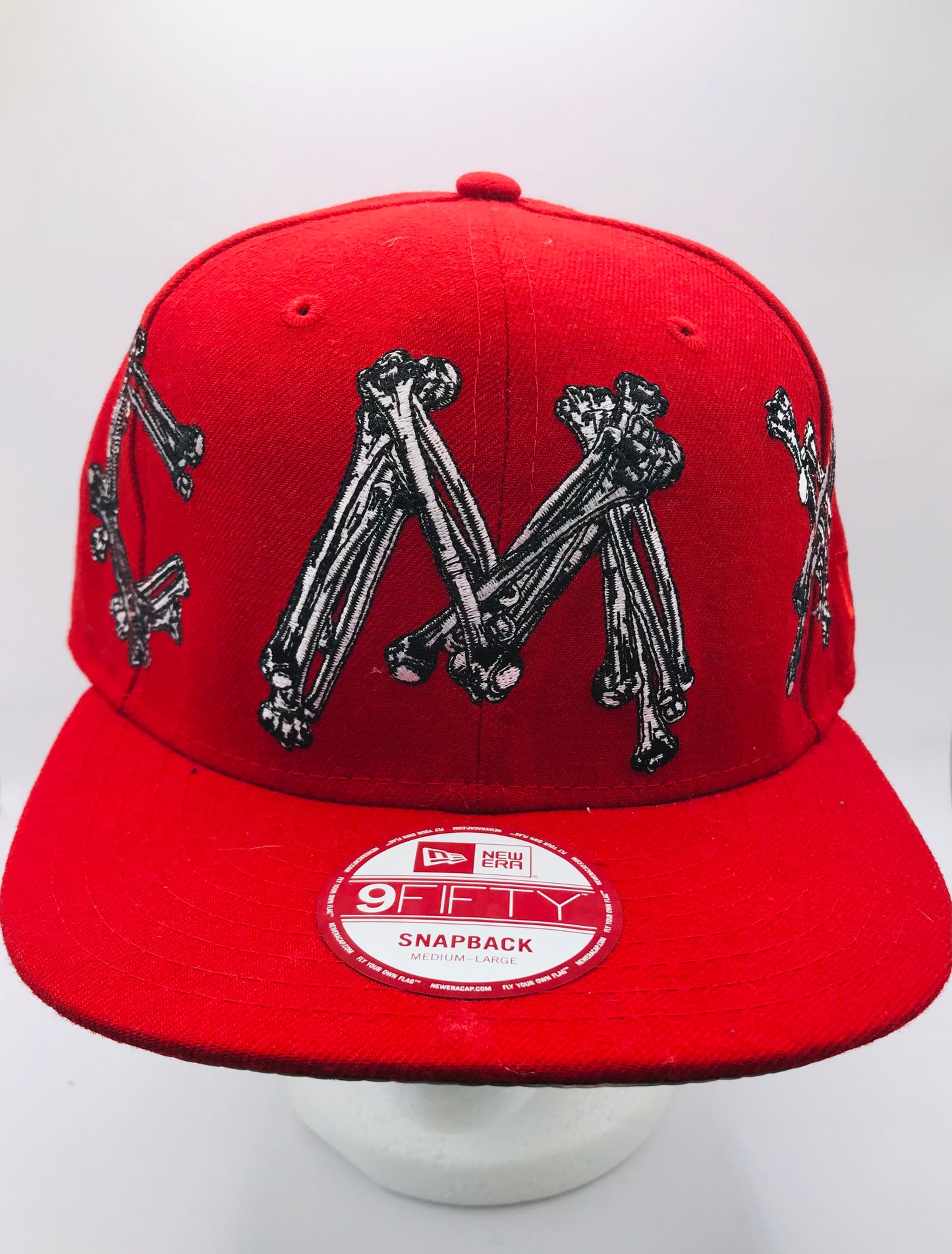 NEW ERA MCMXX Red Snapback 9FIFTY Cap NWS