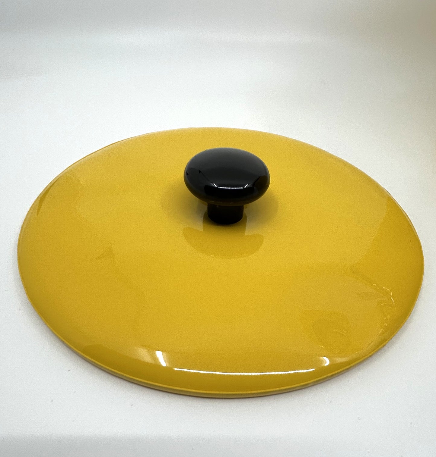 Vintage Puff Vinyl Yellow and Black Ice Bucket 1950's