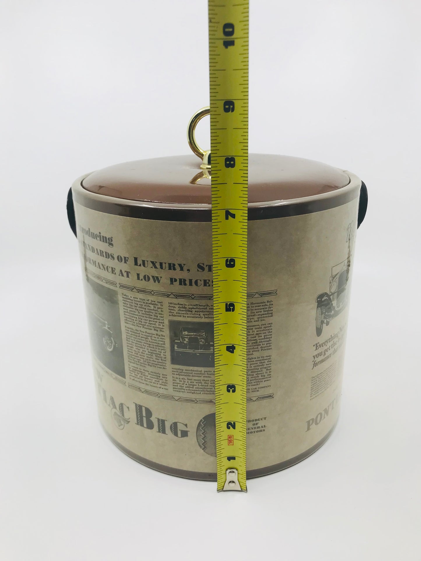 GM - General Motors Pontiac Six 1926 Promotional Ice Bucket (Circa 1970)