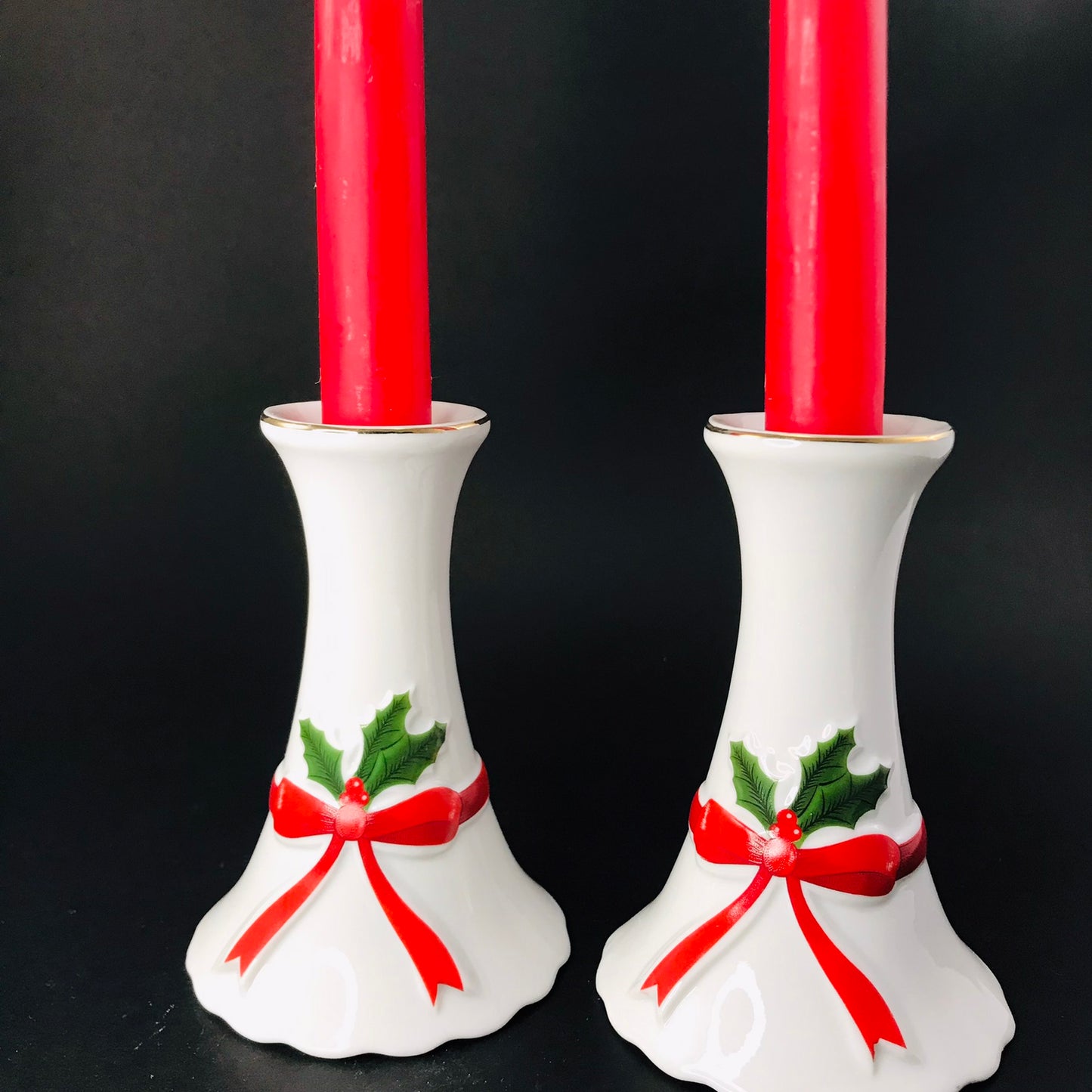Mount Clemens Pottery Candlestick Holders